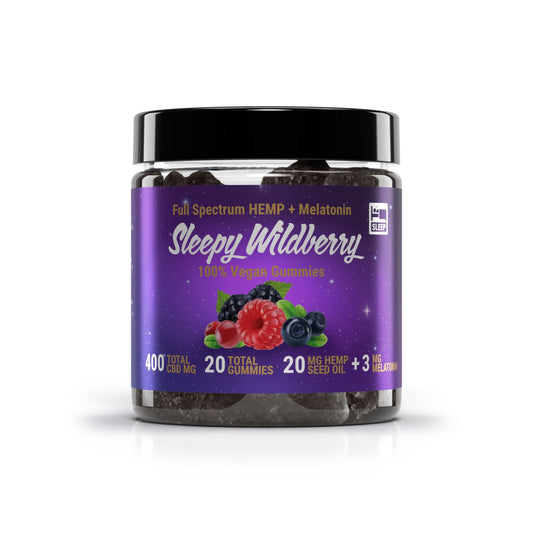 Hemp Sleepy WildBerry Gummies 400Mg