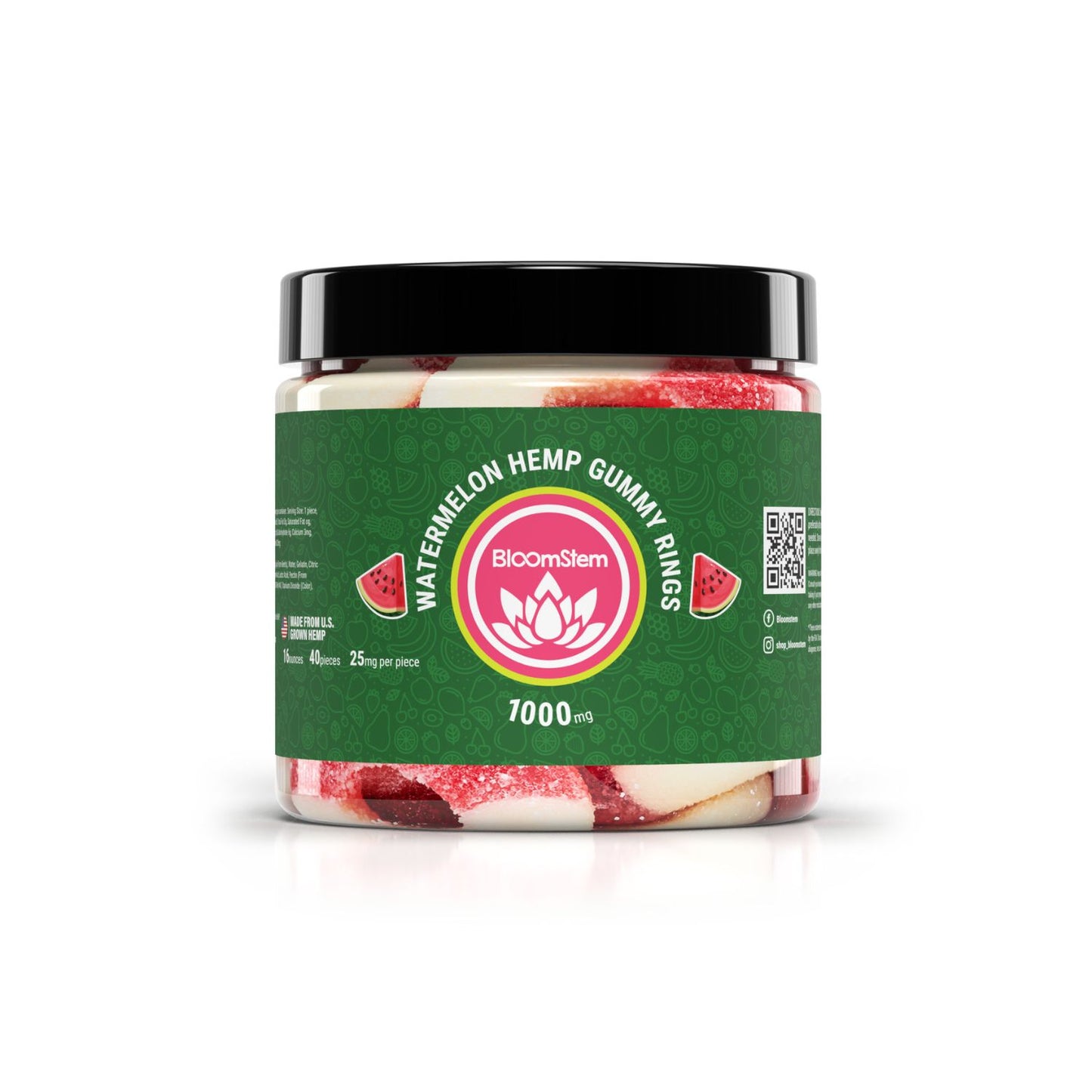 Watermelon Hemp  Gummy Rings