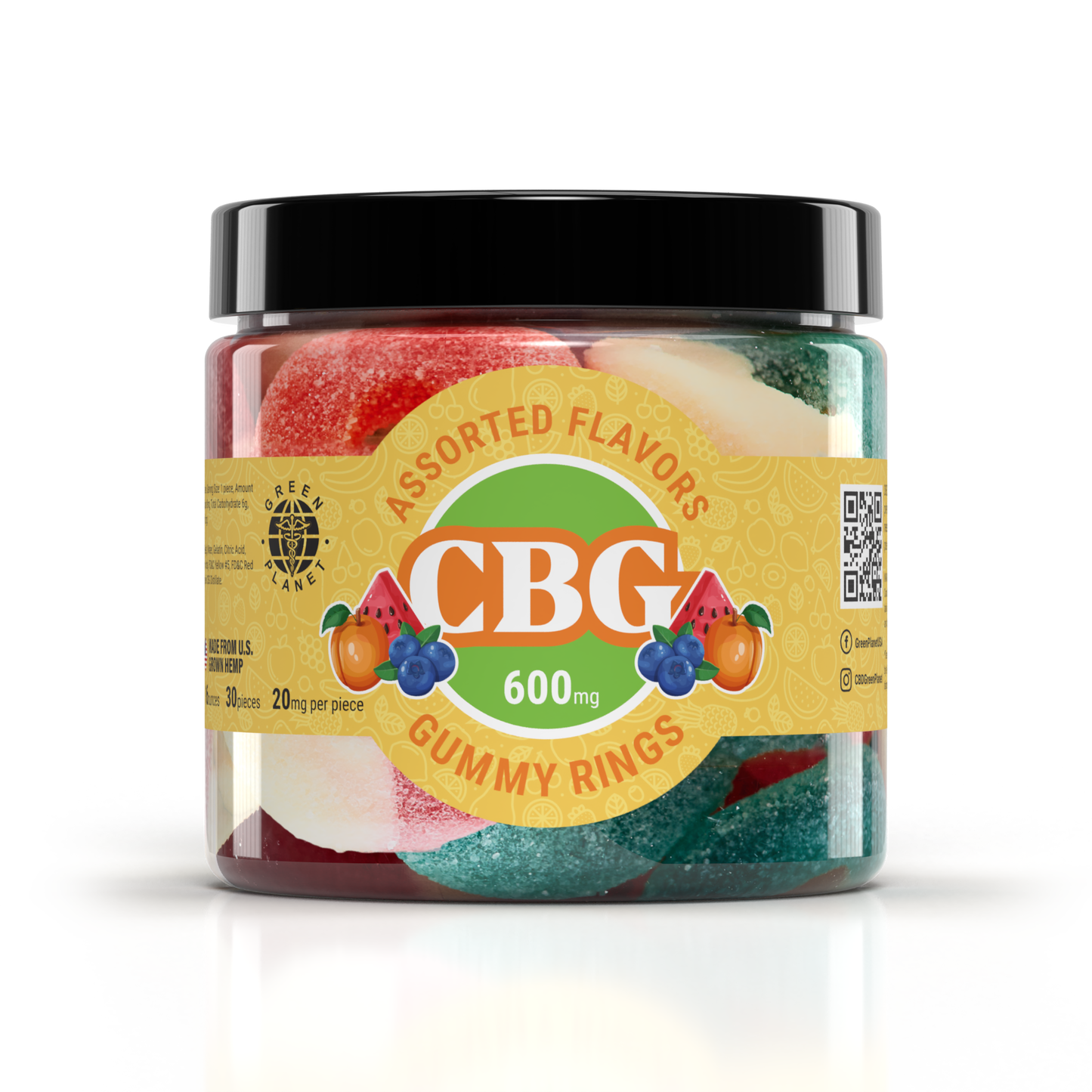 CBG Assorted Rings 600Mg