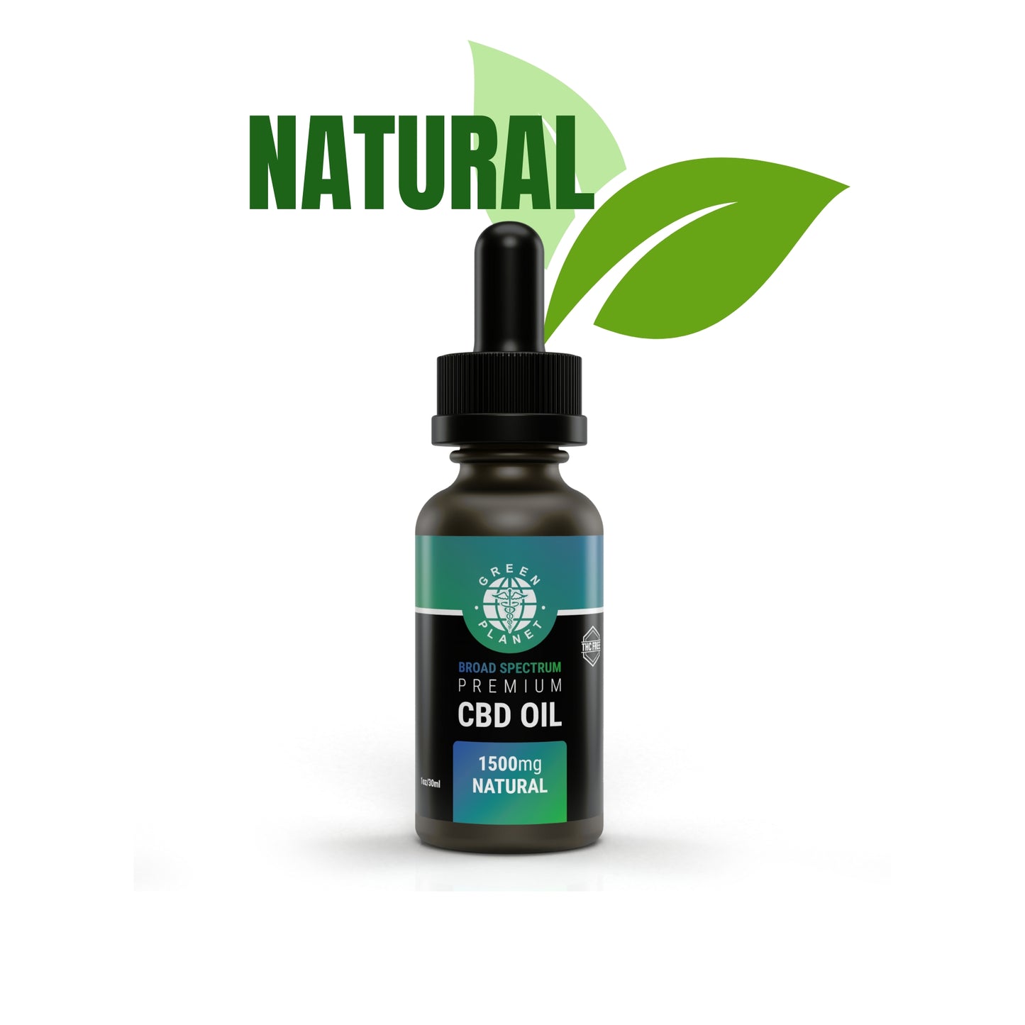 Broad Spectrum Tincture 750/1500Mg Natural Flavor 30ml