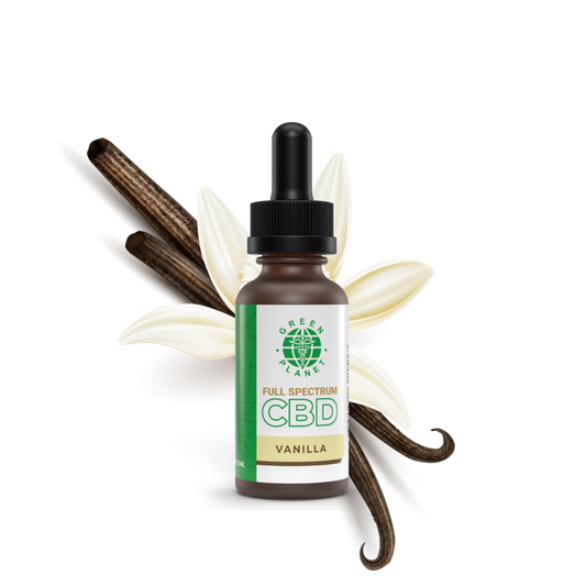 Full Spectrum Tinctures Vanilla Flavor 15ml - Green Planet